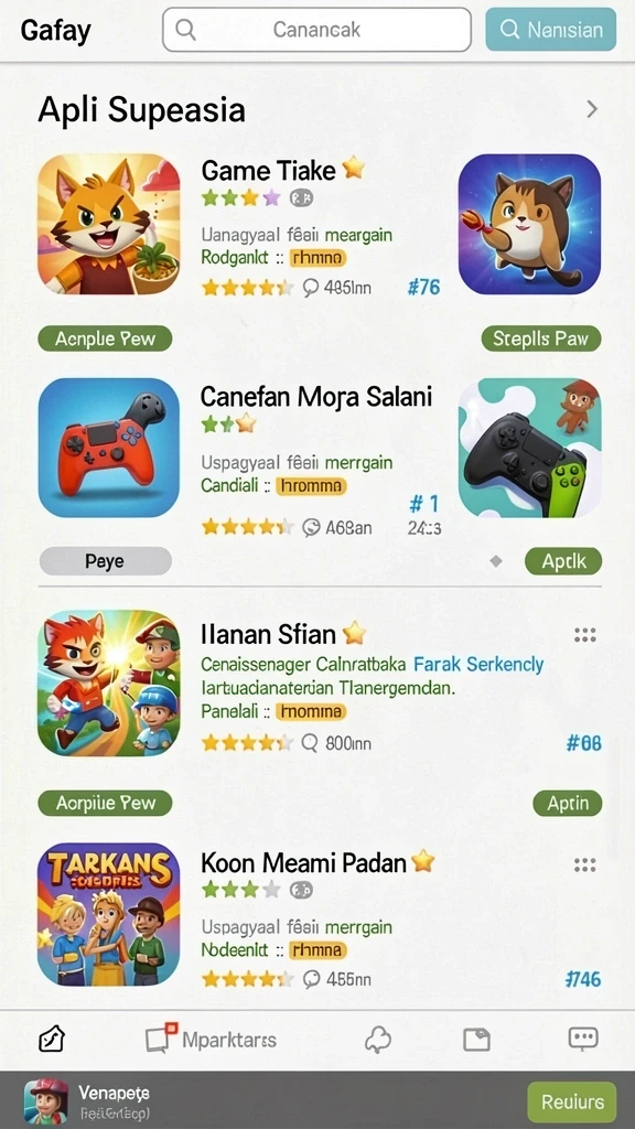 Pengaturan permainan yang fleksibel dan responsif.