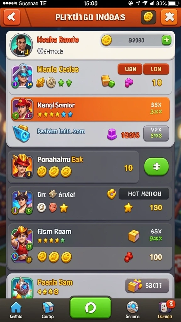 Tampilan awal permainan yang menarik dan penuh warna.
