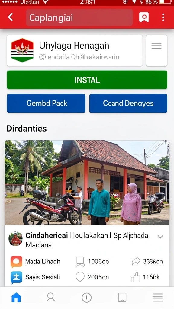 Tangkapan layar menunjukkan karakter utama dalam aksi.