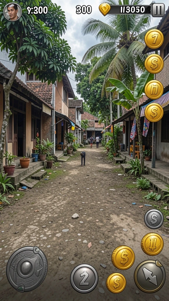 Tampilan grafis yang menakjubkan dalam game.