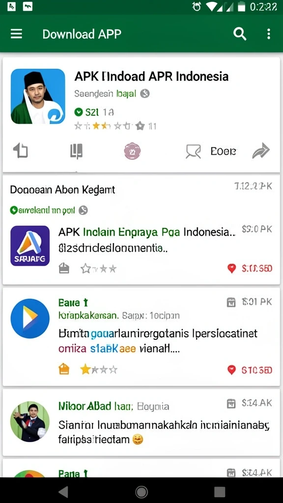 Tampak depan antarmuka pengguna yang menarik.