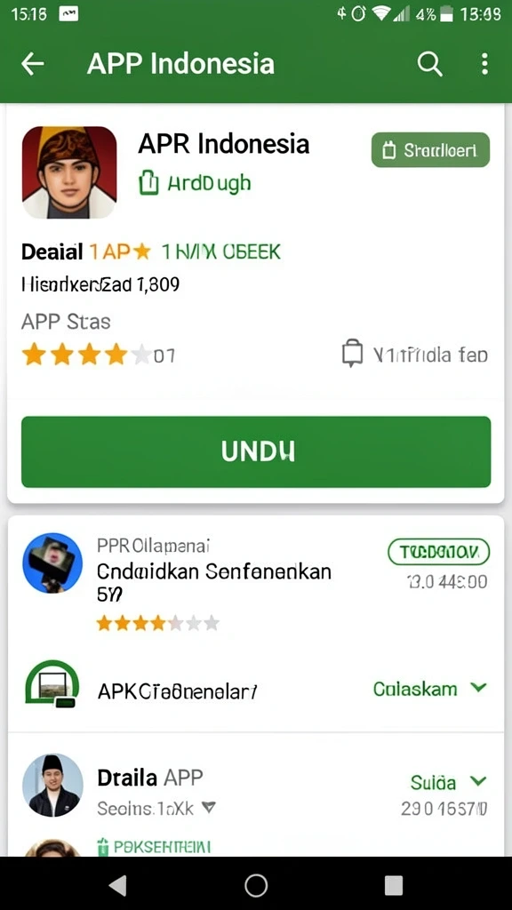 Pemandangan menakjubkan dalam game yang penuh warna.