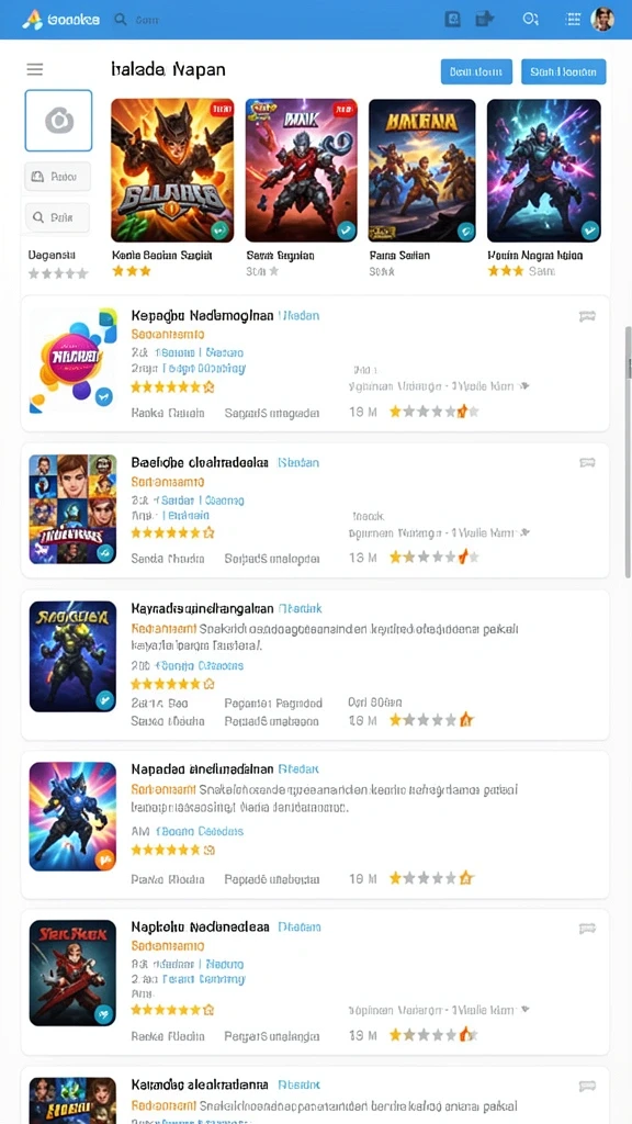 Tampilan antarmuka yang menarik dan user-friendly.