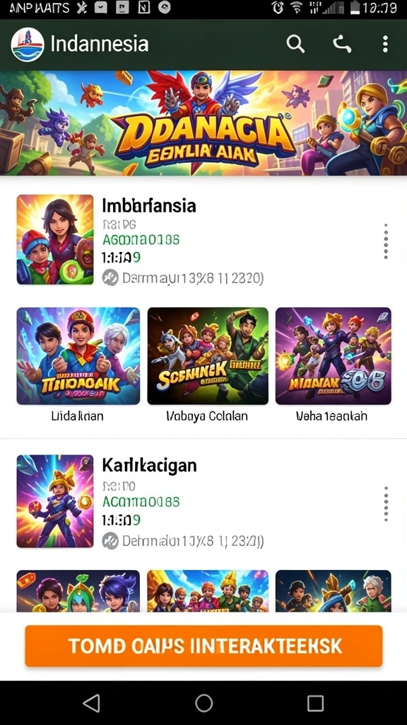 Tampilan menu utama GLOWIN88 yang menarik dan mudah digunakan.