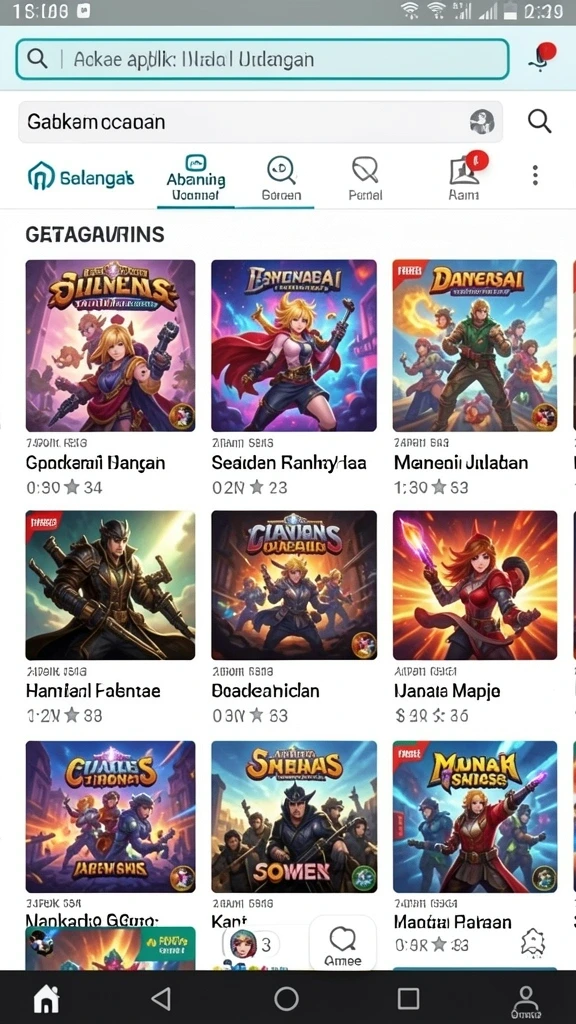 Berbagai karakter unik untuk dipilih.