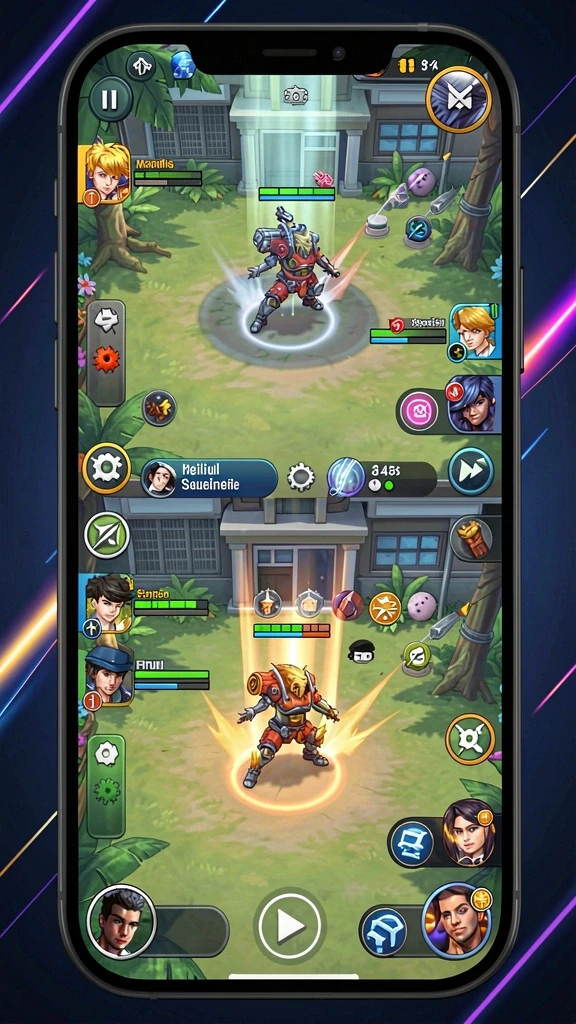 Detail permainan yang memukau dan interaktif.