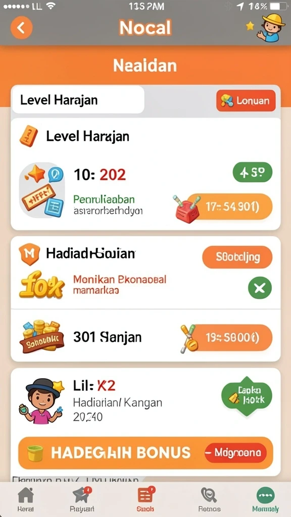 Tangkapan layar menunjukkan tantangan yang menarik untuk diselesaikan.