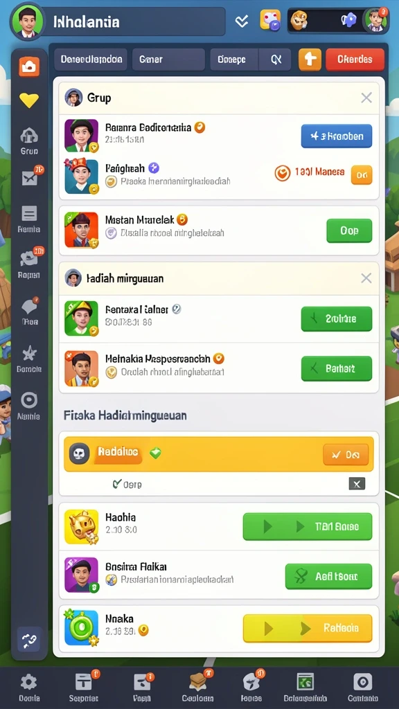 Mode permainan seru dan inovatif.
