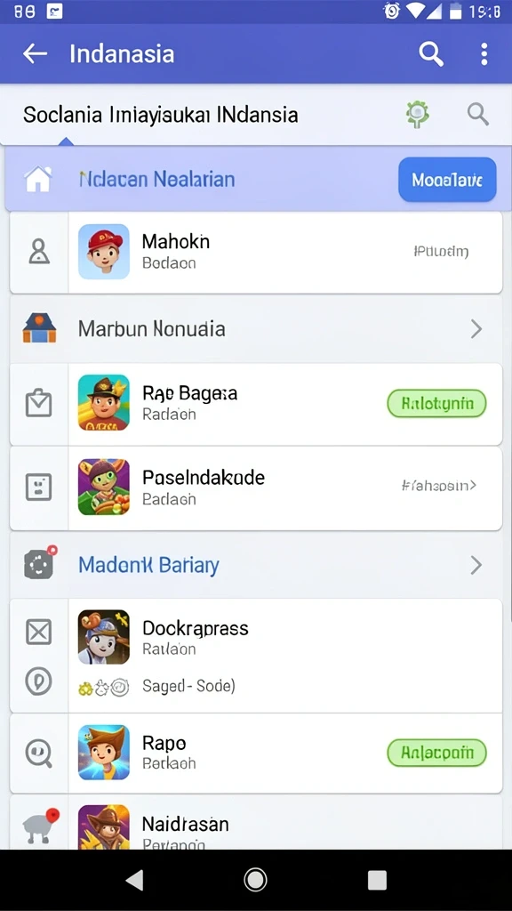 Tampilan antarmuka NANASTOTO yang menarik.