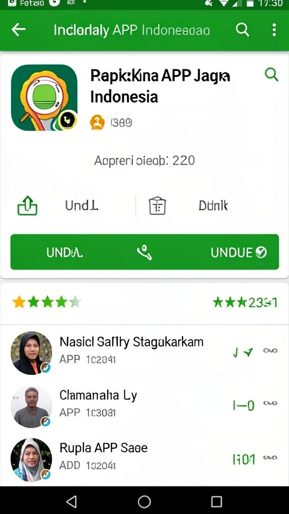 Tampilan antarmuka yang ramah pengguna.