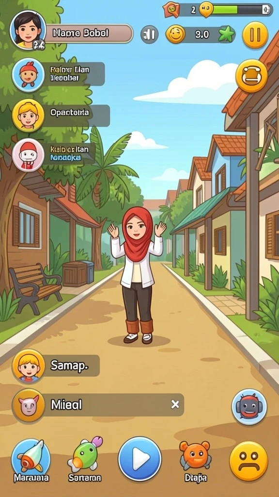 Grafik indah yang memukau mata.