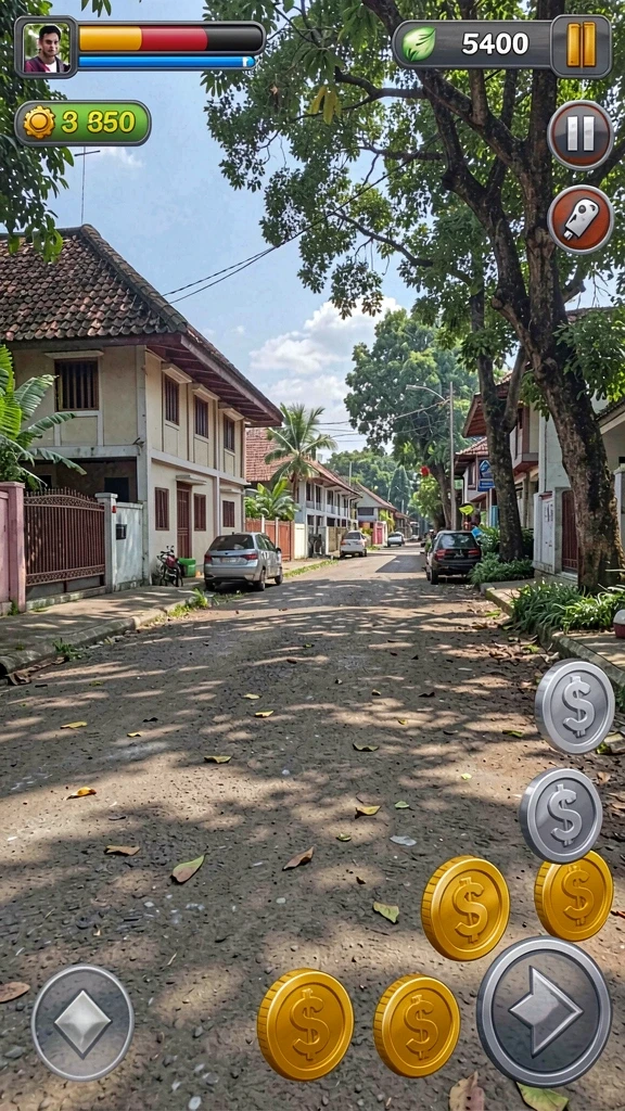 Screenshot menunjukkan karakter utama menjelajahi gua bawah laut.