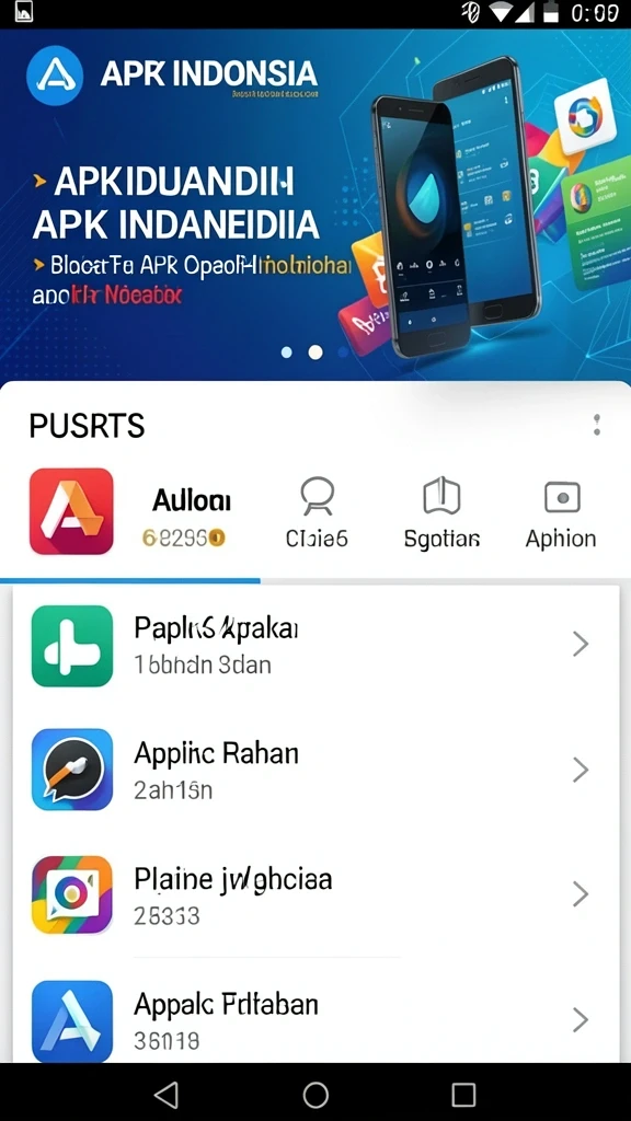 Tampilan awal yang menawan dan mudah dinavigasi.