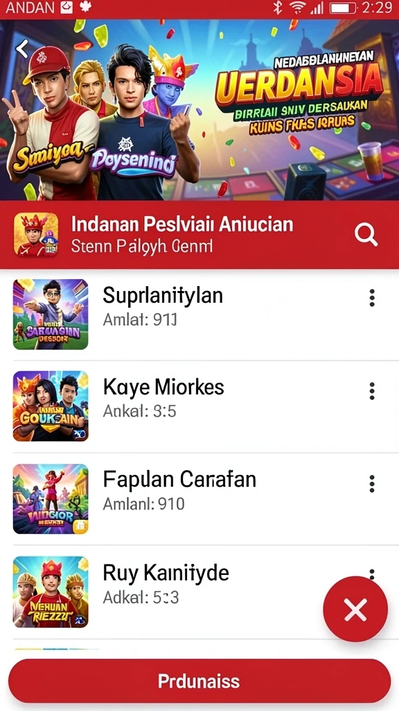 Screenshot menampilkan level yang penuh tantangan yang harus diselesaikan pemain.