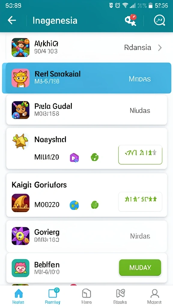 Screenshot menunjukkan karakter utama dalam aksi pertarungan.