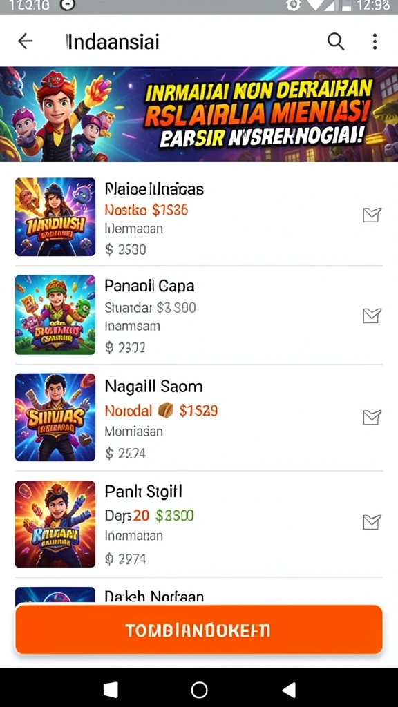 Screenshot menampilkan antarmuka multiplayer yang interaktif.