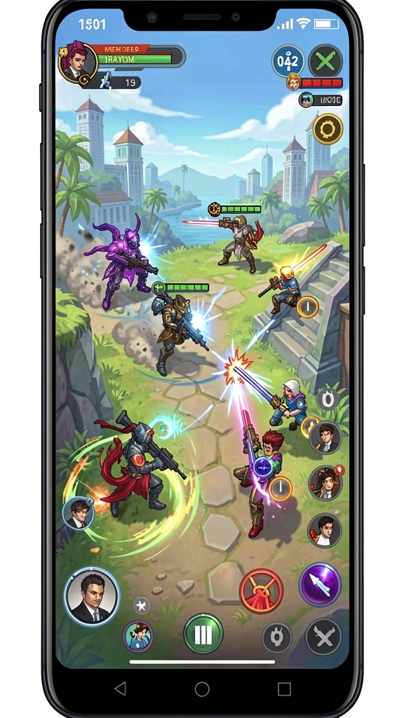 Tangkapan layar menunjukkan gameplay seru di level menantang.