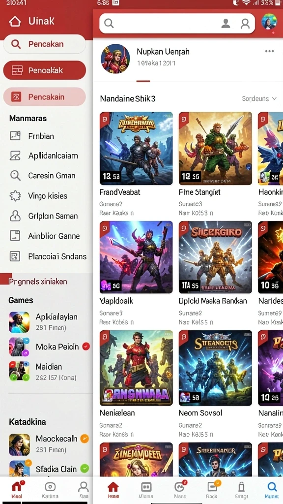 Screenshot menampilkan fitur bonus yang menggiurkan.