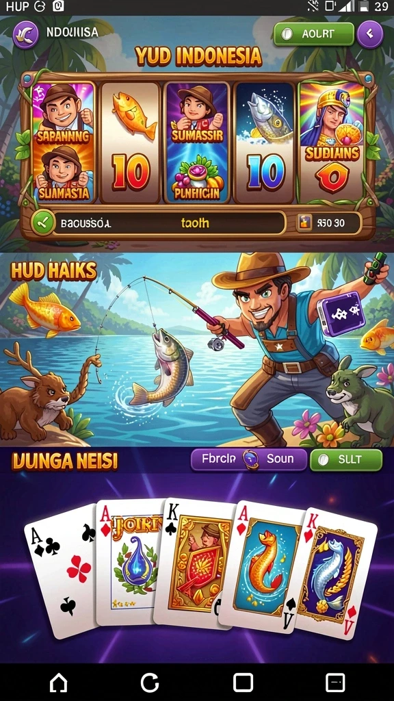 Screenshot 2: Karakter unik yang bisa dipilih oleh pemain.